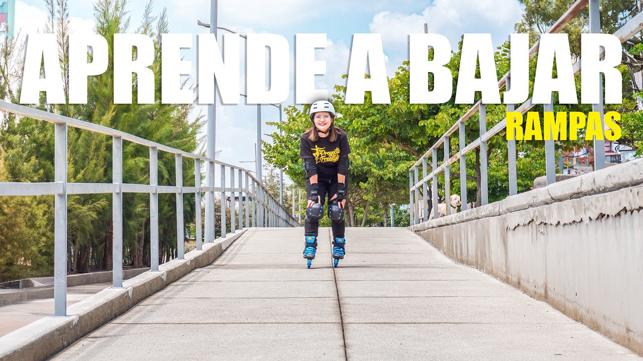 Cómo BAJAR pendientes o rampas en PATINES | Tutorial