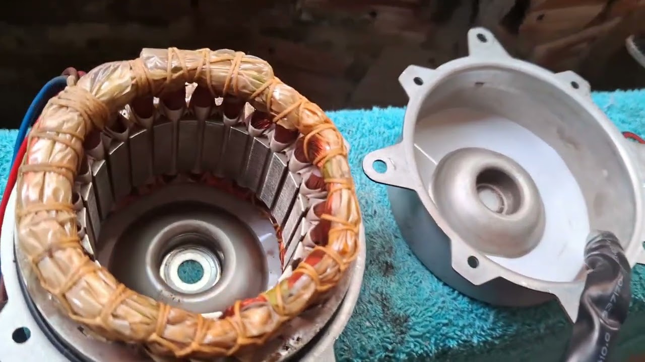 Como trocar rolamento do ventilador do motor da condensadora Eletrolux #eletrolux #arcondicionado 