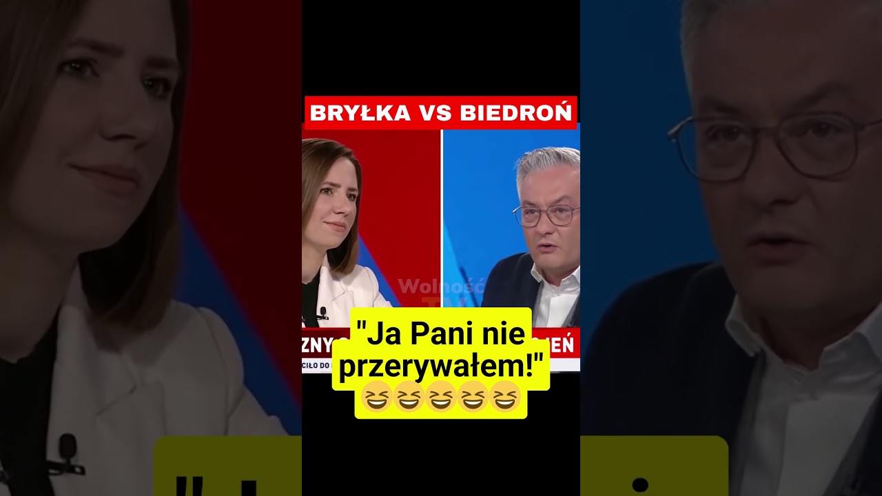 CAŁE STUDIO W ŚMIECH! BIEDROŃ VS BRYŁKA: JA PANI NIE PRZERYWAŁEM!