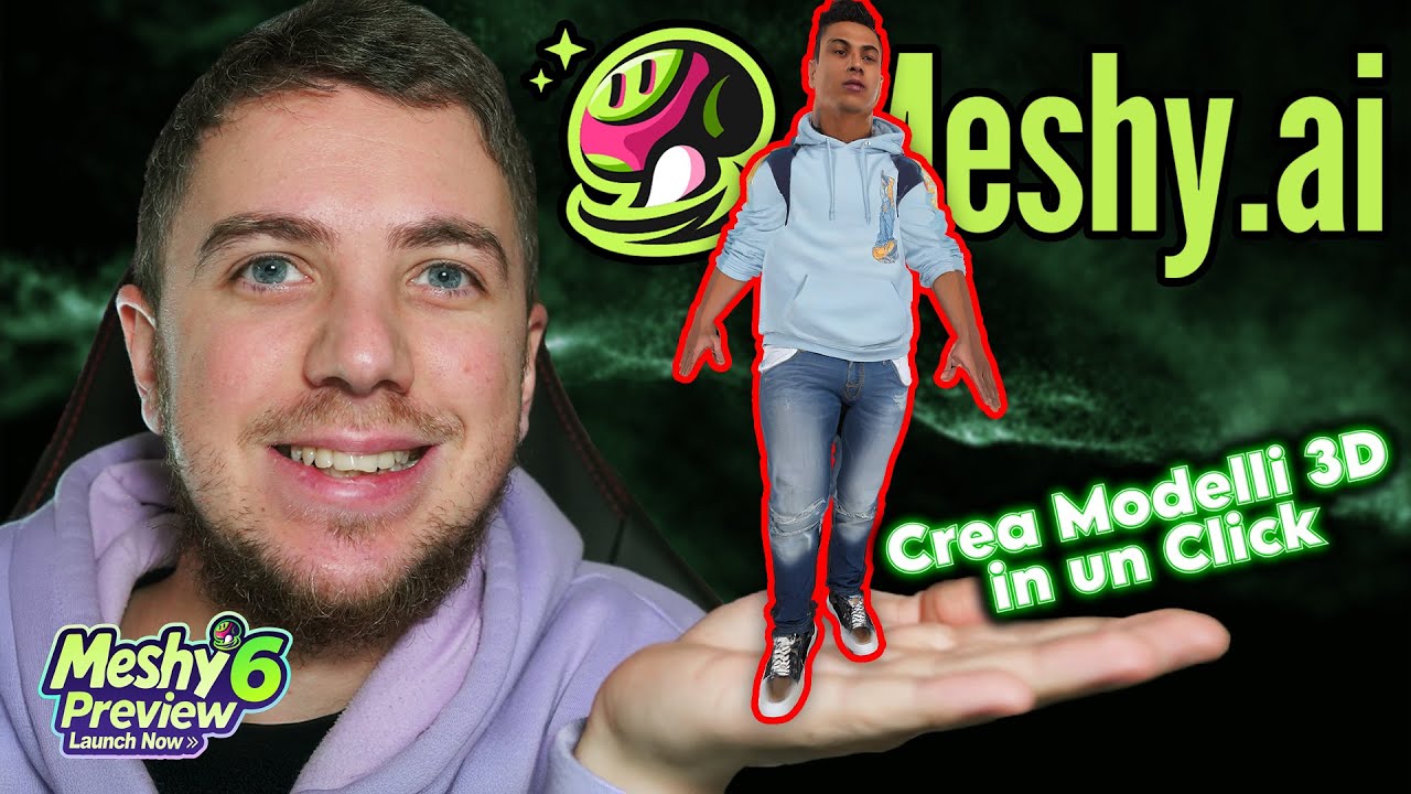 Questa IA 3D È DIVENTATA ASSURDA 🤯 | Meshy 6 – Best AI 3D Model Generator