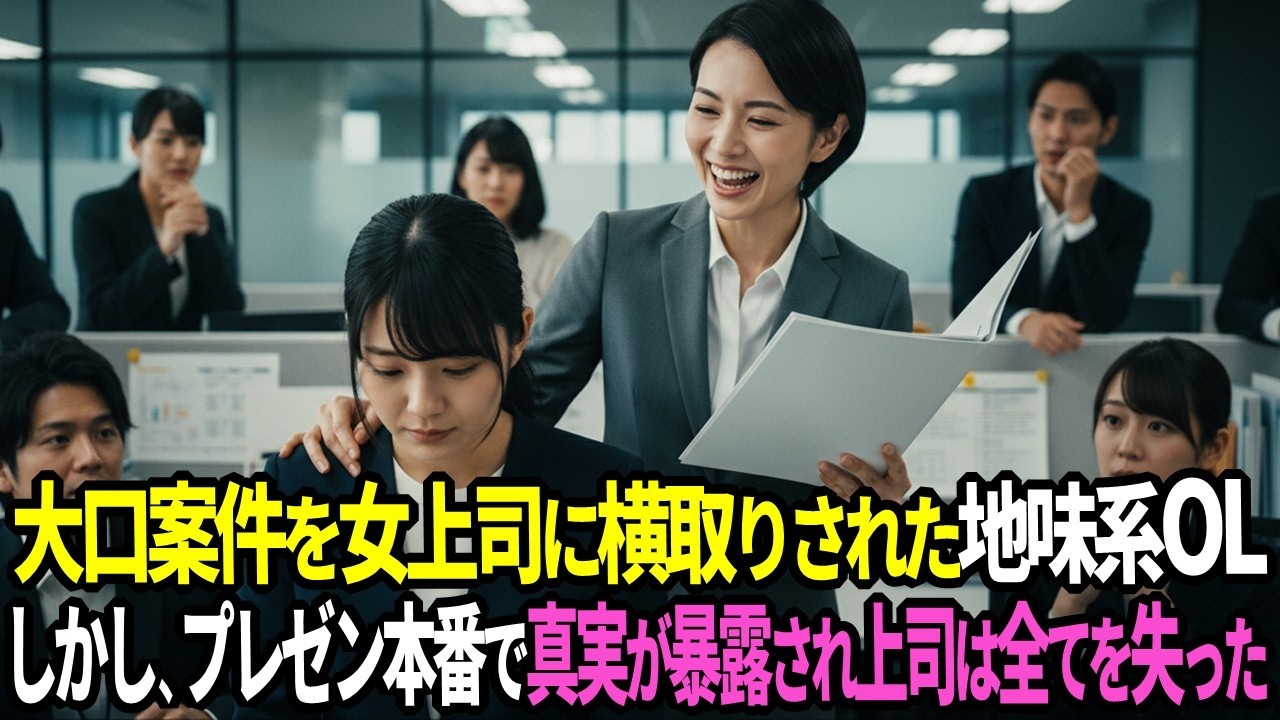 半年かけて作った提案を上司に奪われた…だが会議で“ある一言”がすべてを変えた