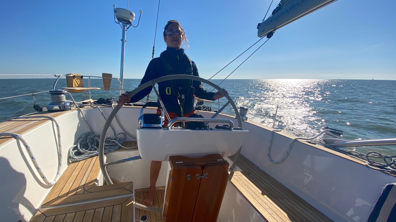 Hallberg-Rassy 48 Mk II sailing Markermeer & IJsselmeer April 2022