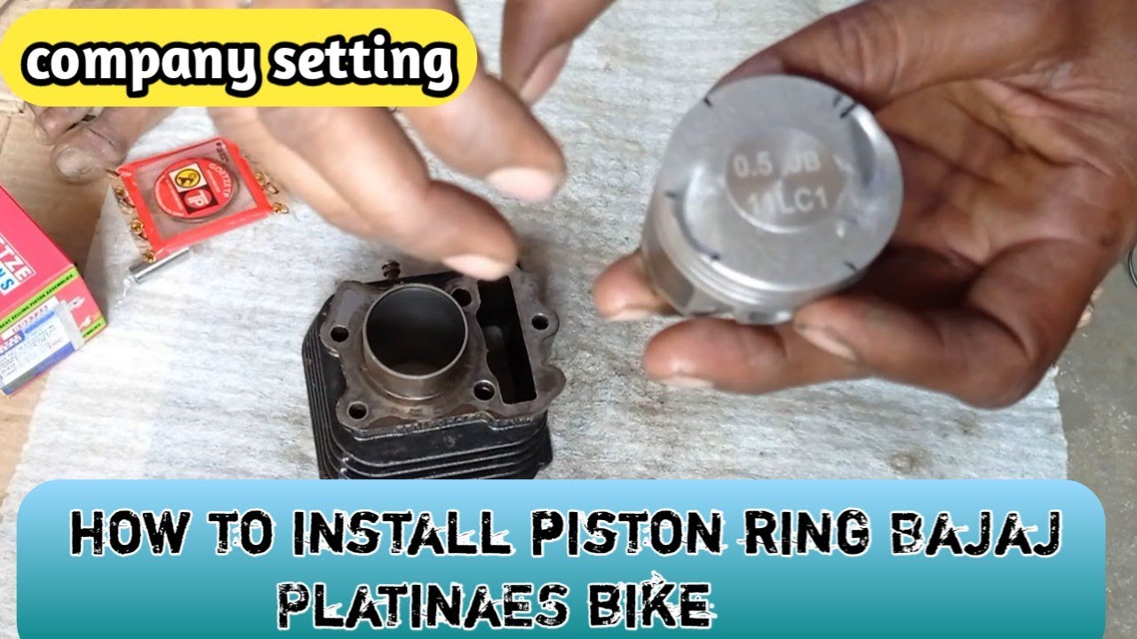 how to install piston ring Platina ES bike पिस्टन में रिंग कैसे डालें पूरी जानकारी💯😱