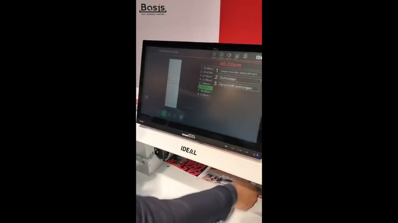 Guillotine Ideal THE 56 Cutting with Speedcut Software