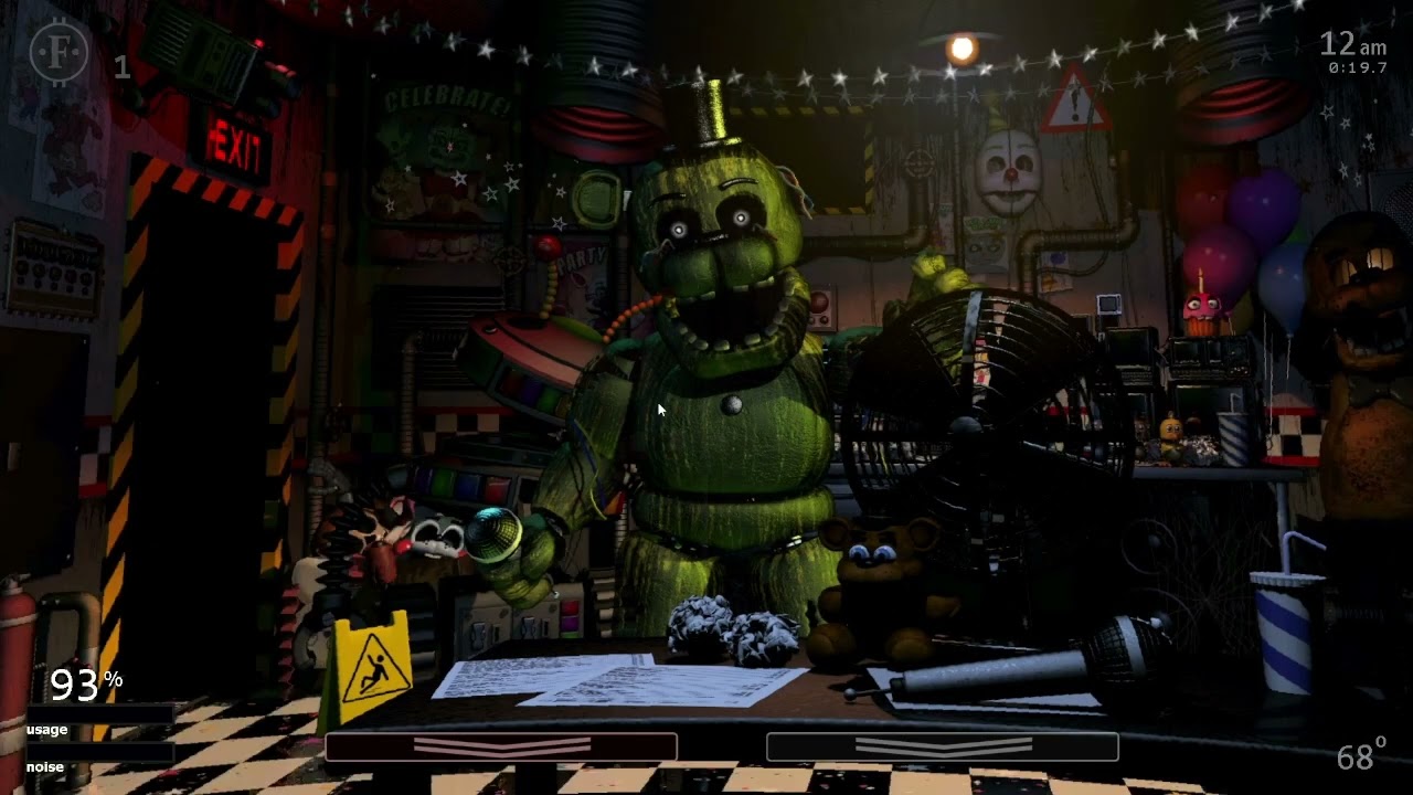 Playing FNAF UCN!