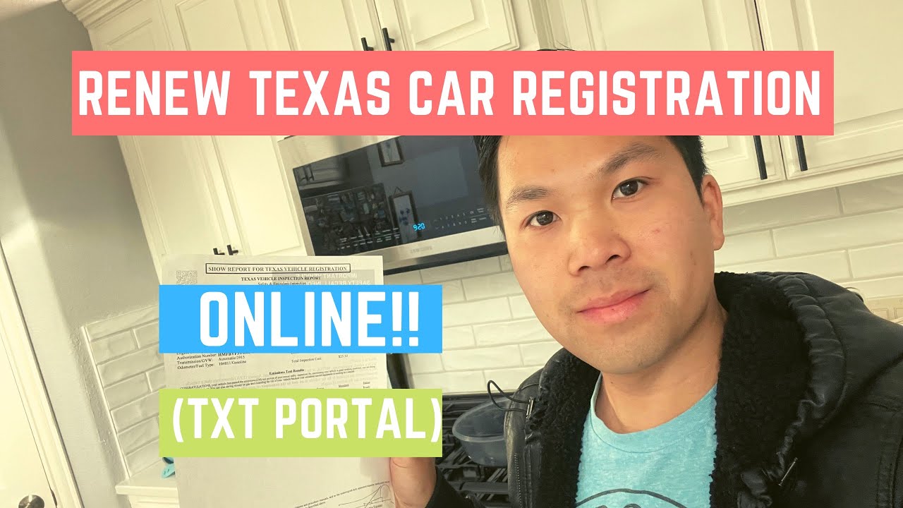 How to Renew Texas Car Registration Online! (NEW TxT Version!)