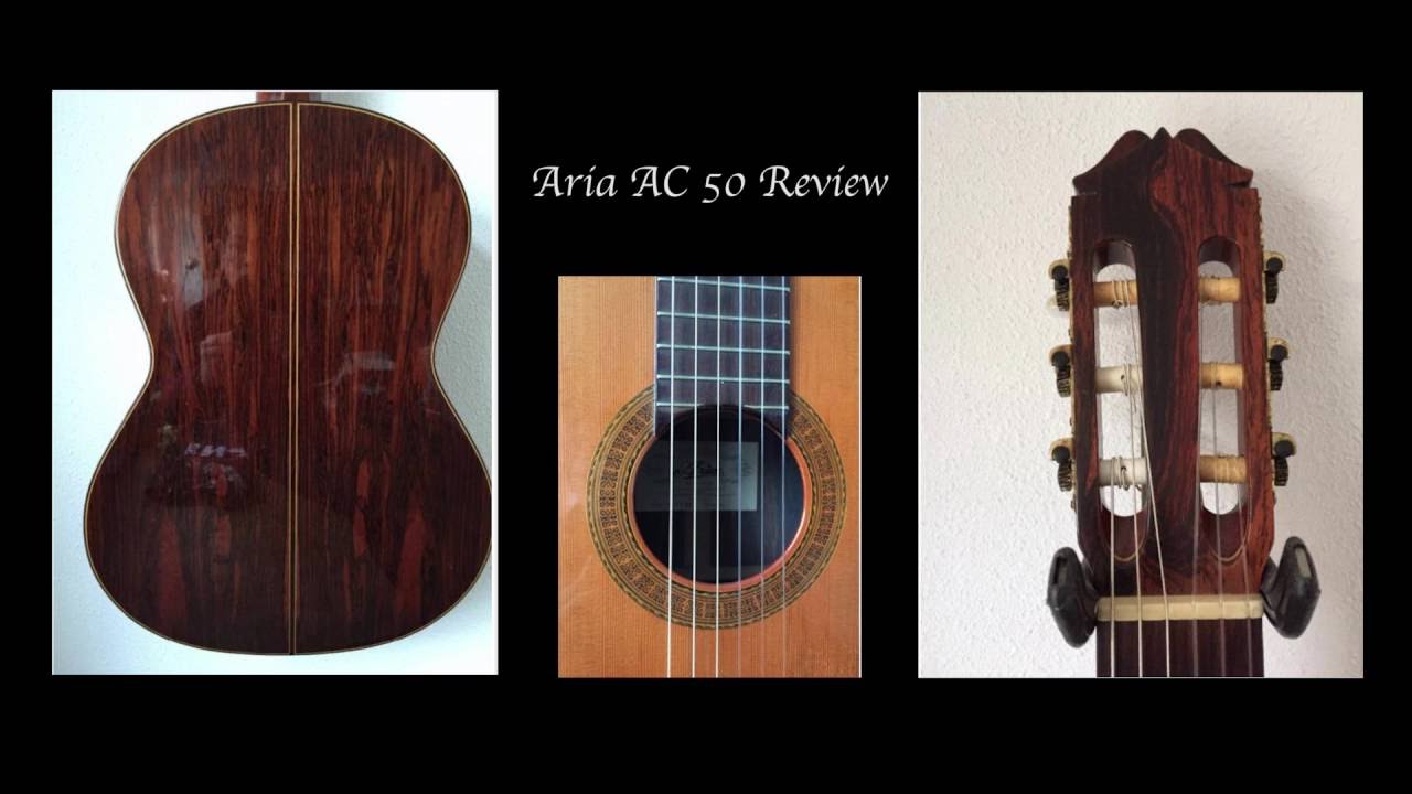 Aria AC 50 high range classical guitar review