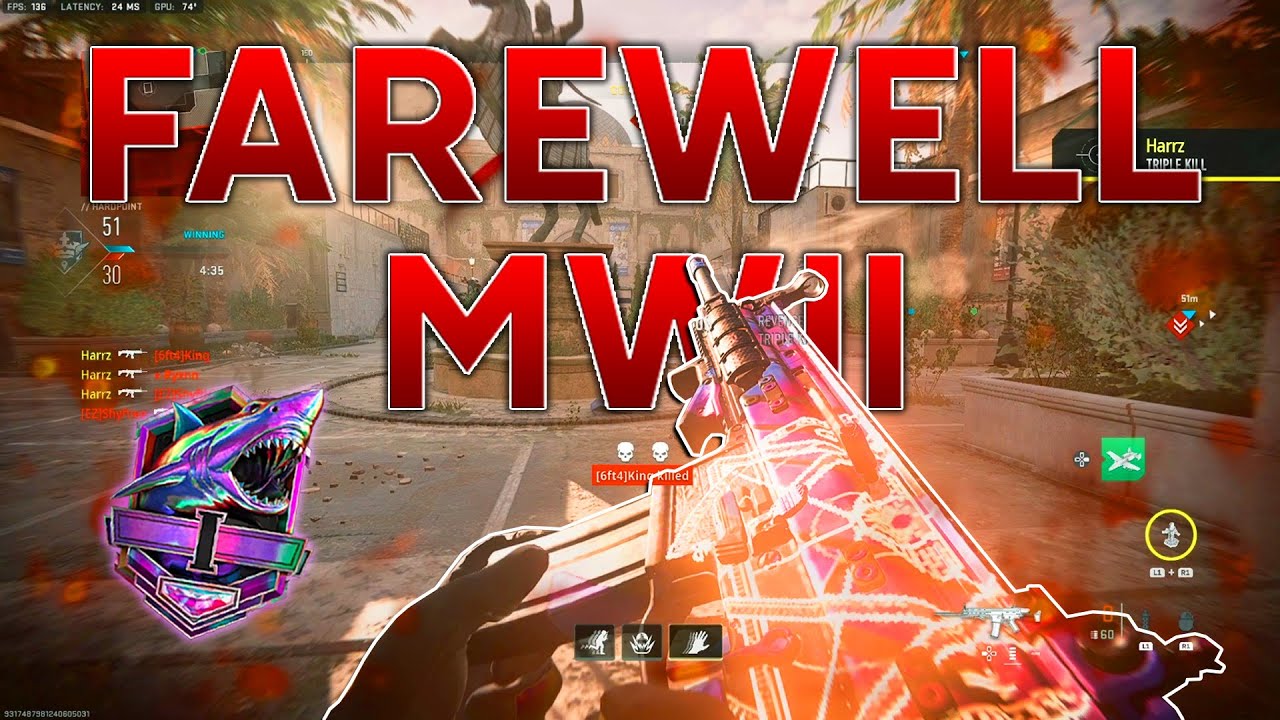 1000 Hours Iridescent Player MW2 Ranked Play Review - My Final MW2 Gameplay!