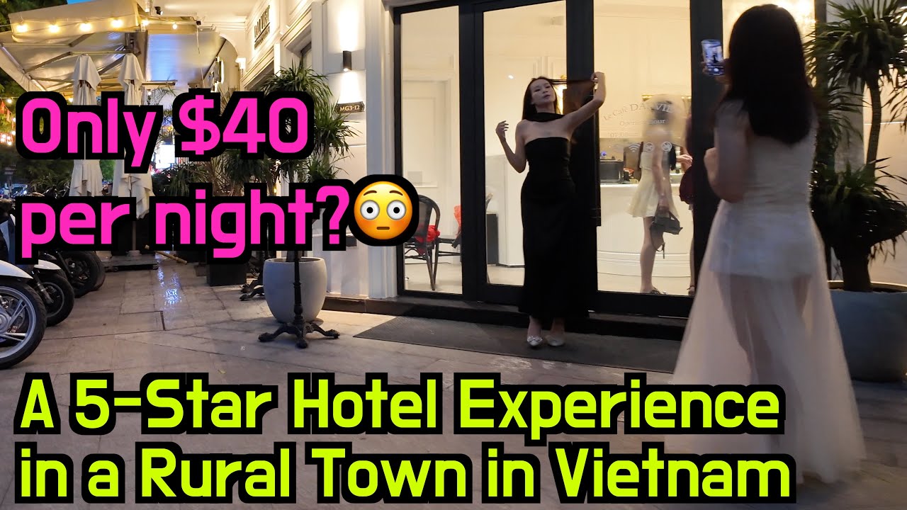 A 5-Star Hotel Experience in a Rural Town in Vietnam😲 Only $40 Per Night???😳