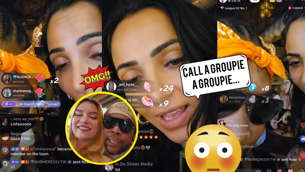 VYBZ KARTEL Fiance SIDEM gets ANGRY on Tiktok Live at Teacha Groupie Fans | Panama