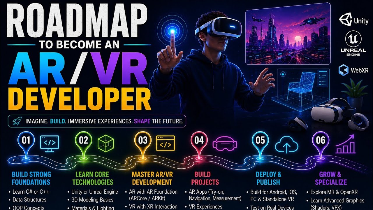 План действий для становления разработчиком AR/VR | Uplatz