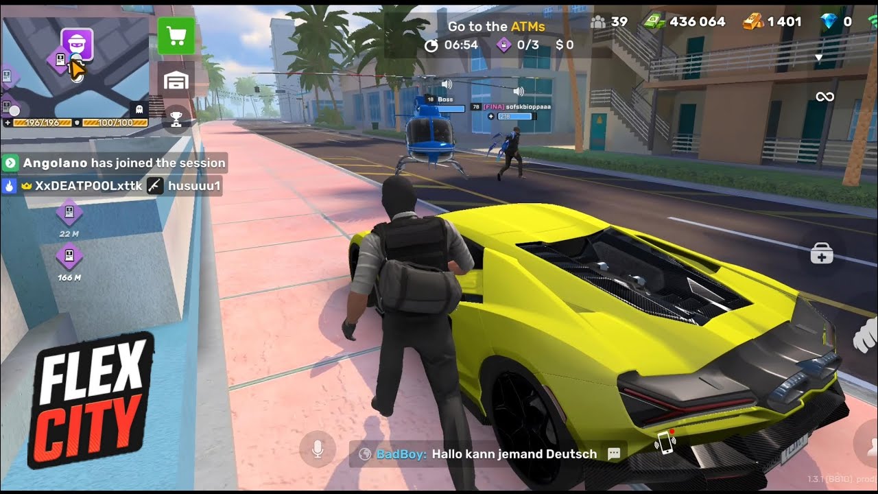 Flex City: Online RP Car Game - ATM Robbery In My New Lambo @flexcityofficial @Devils2999