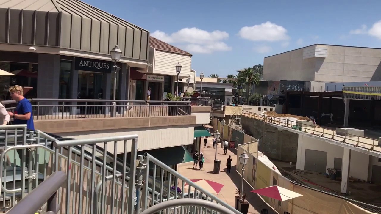 UTC Mall construction near Nordstroms