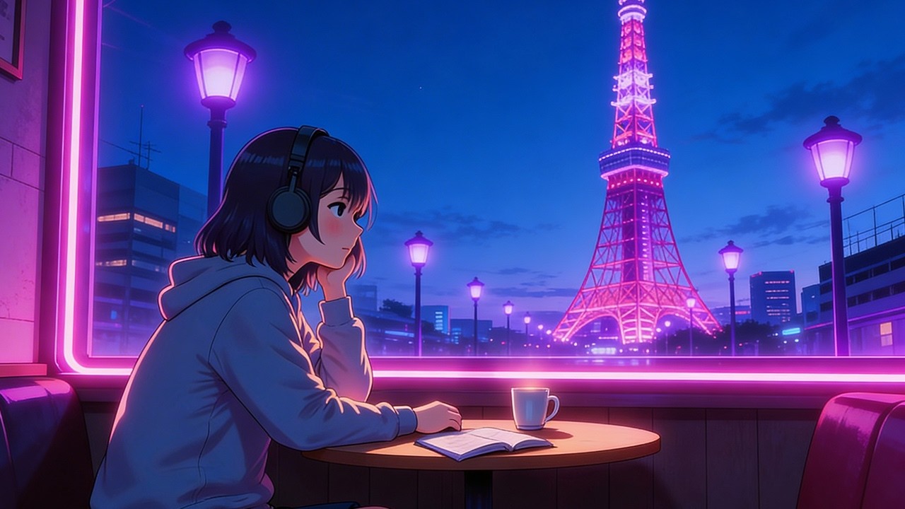 Late Night Cafe in Tokyo 🗼 lofi hip hop radio - beats to relax/study