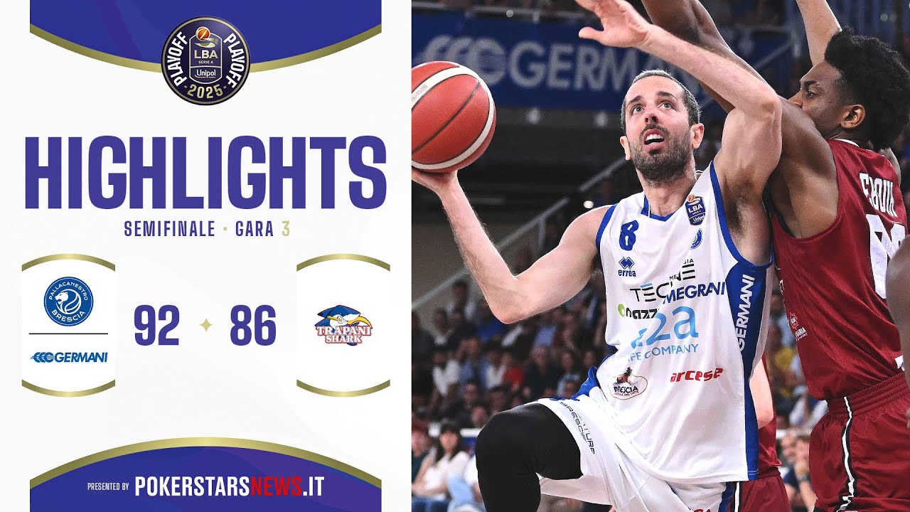 Germani Brescia – Trapani Shark | PokerstarsNews Highlights | SF | Gara-3