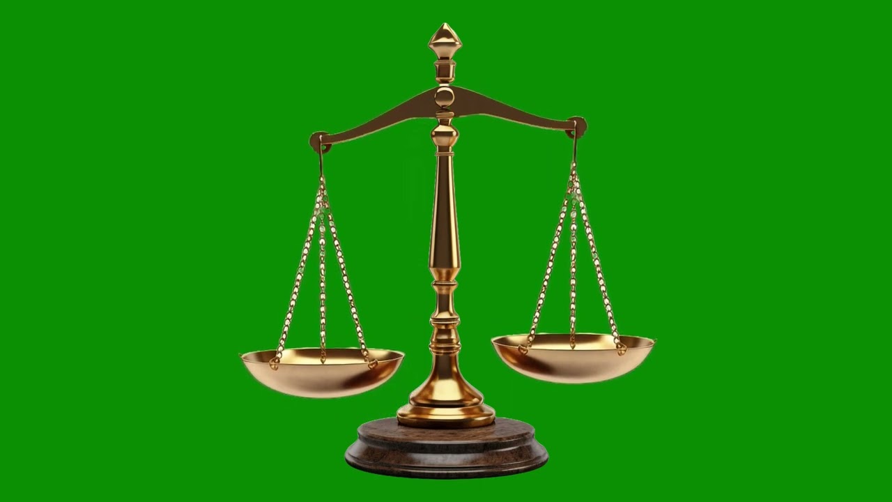 Balance Scale Green Screen Video | Green Screen Animation