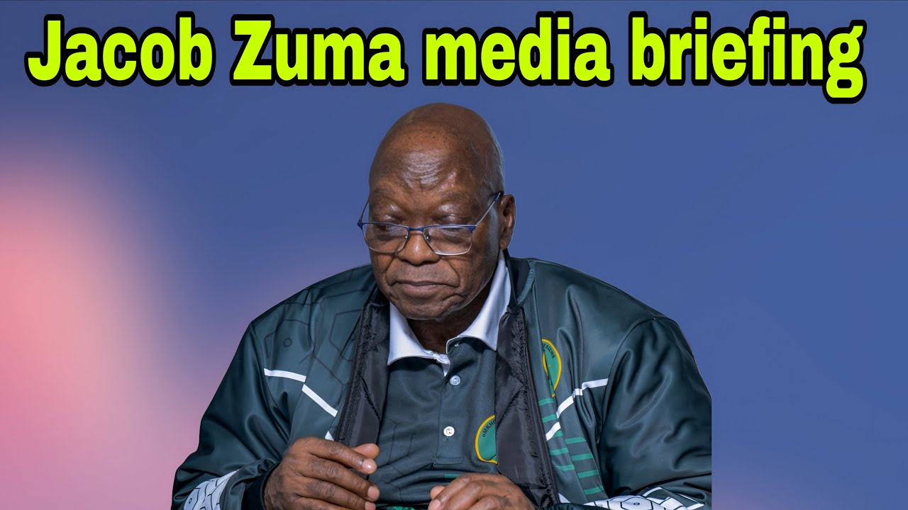 Jacob Zuma address MK Party Media Briefing.