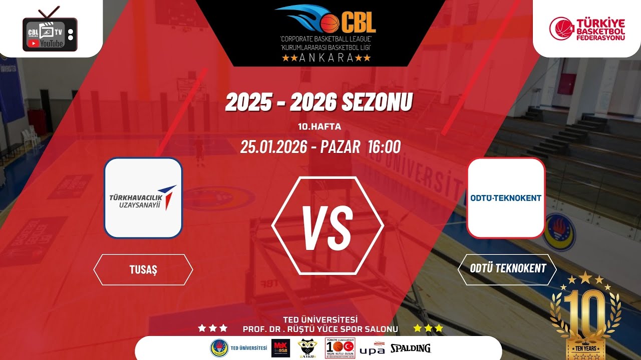 CBL Ankara 10. Sezon / Tusaş - Odtü Teknokent