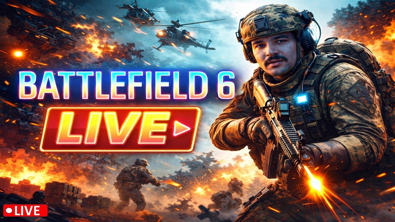 🔴 LIVE - Battlefield 6 Full Campaign play through | Part 1 Full cut scenes!