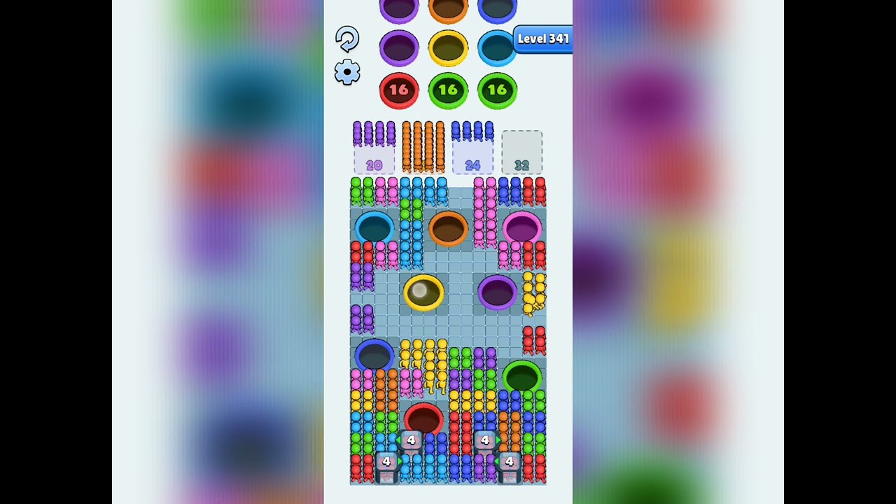 Hole People Level 341 Walkthrough Solution