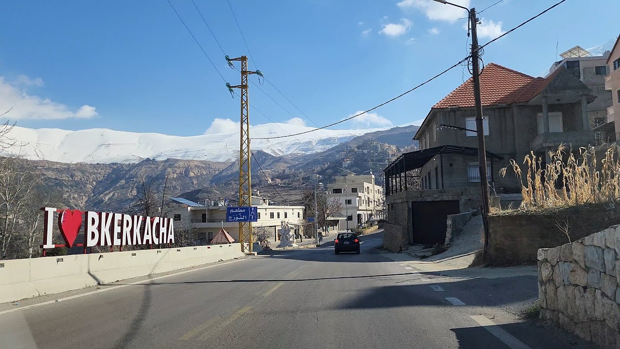 Driving: Lebanon Road Trip: From Hasroun, Bekrkacha to the Cedars, Lebanon (2025-01-12)