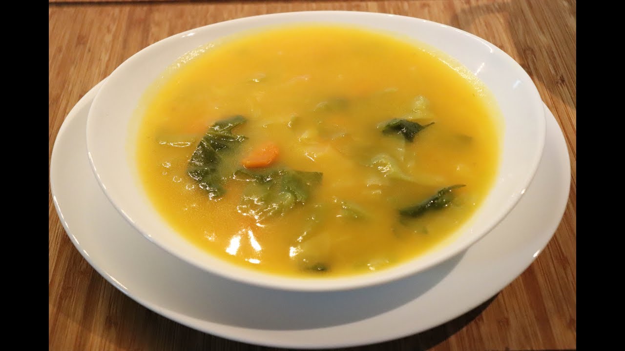 Sopa Cremosa de Couve | Receita Muito Fácil e Saudável!