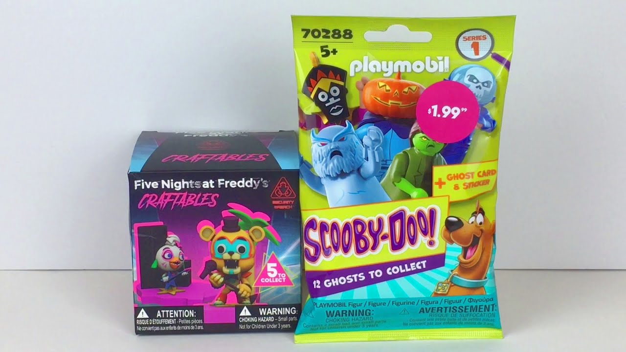 $10 Tuesday~ Five Night at Freddy's Scooby Doo Ghosts Blind Bag Box Review