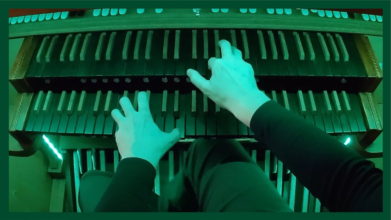 J.S. Bach - BWV 680 Wir glauben all an einen Gott - organ performer perspective