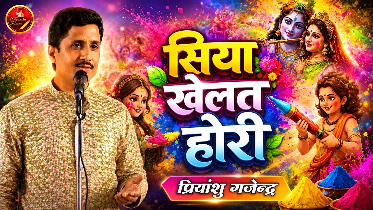 सिया खेलत होरी | Priyasnhu Gajendra | Latest Holi Kavita | Shiya Khelat Hori #holispecial #shayri