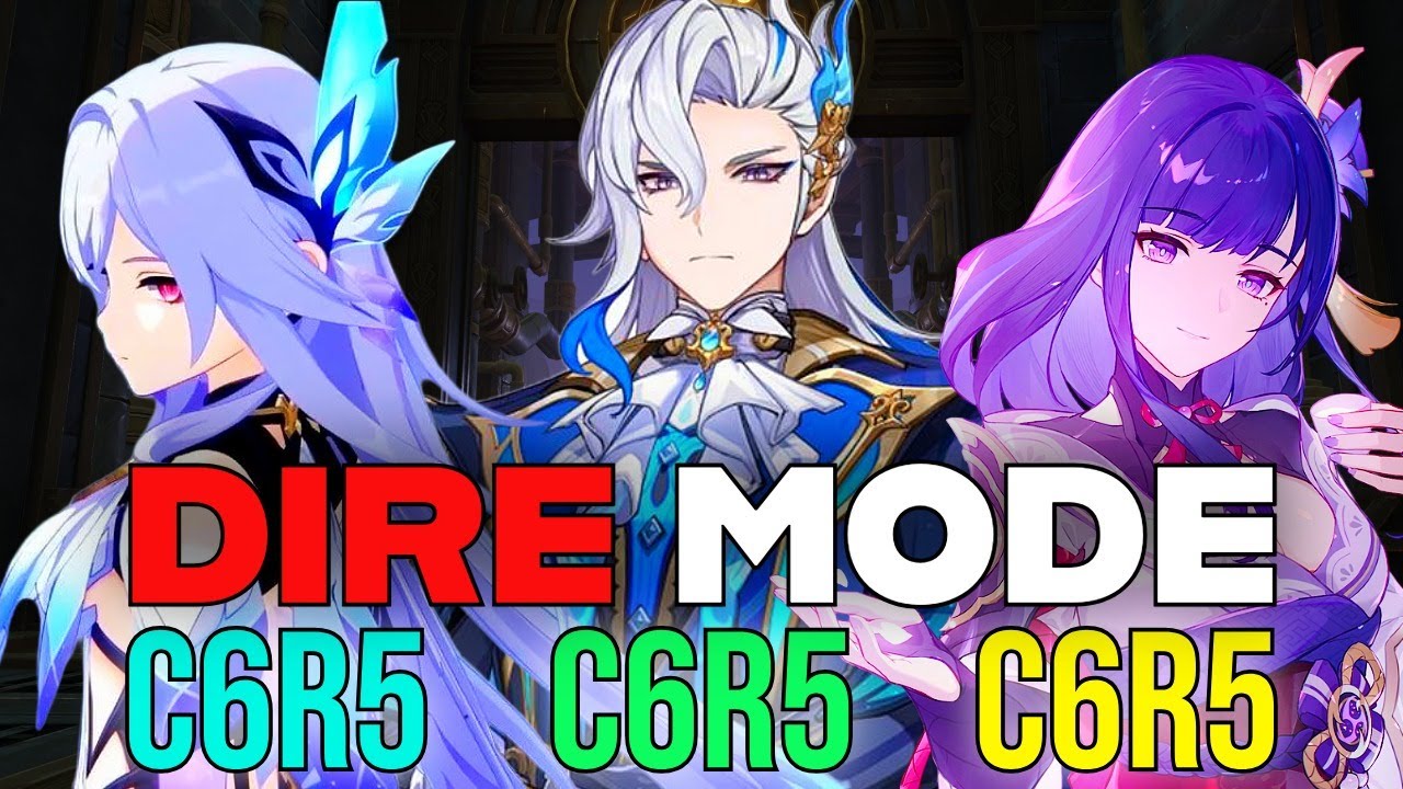 5.8 Stygian Onslaught - C6R5 Skirk + C6R5 Neuvillette + C6R5 Raiden Ei | Dire