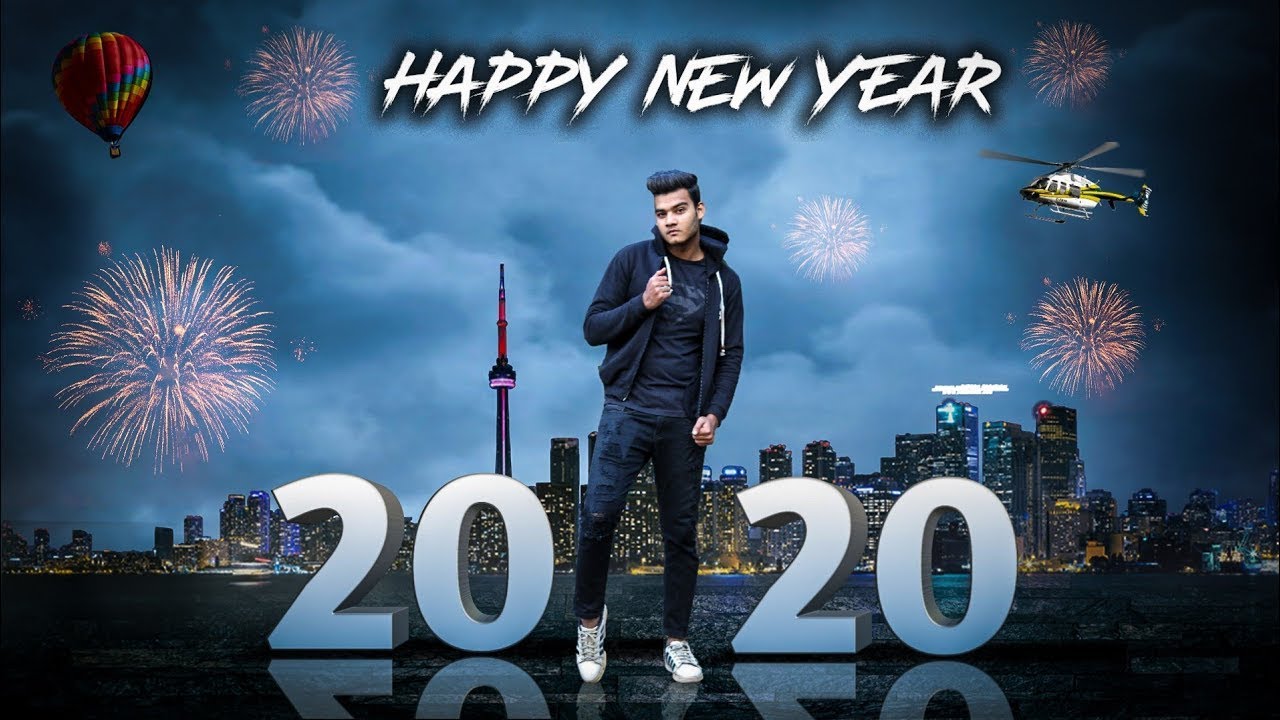 2020 happy new year photo editing | happy new year photo editing 2020 with pics art by IT TECH