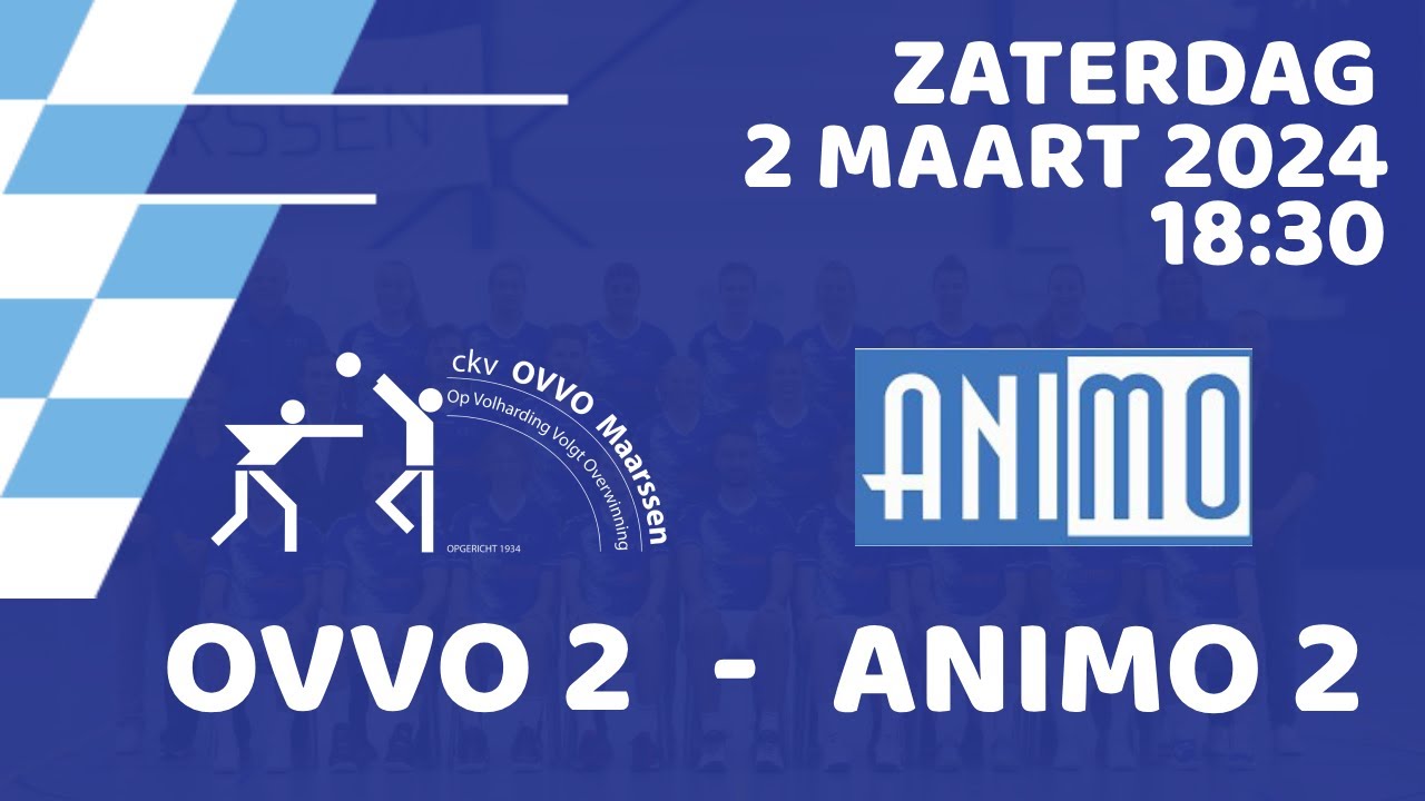 OVVO Maarssen 2 vs Animo 2 | Livestream (2-3-2024)
