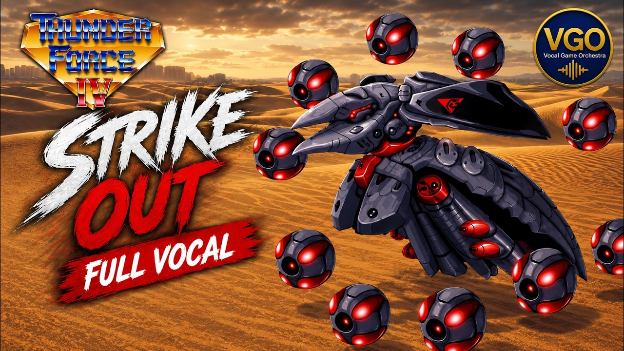 Strike Out - Stage 4 Boss  (Vocal Cover) - Thunder Force IV: The Odyssey