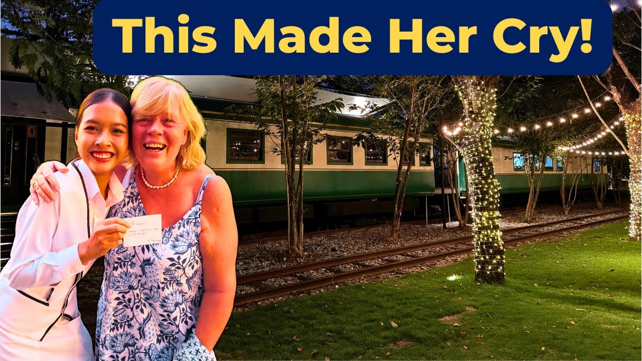 This Made Her Cry 😭 | Thailand’s Most Unforgettable Train Hotel (InterContinental Khao Yai)