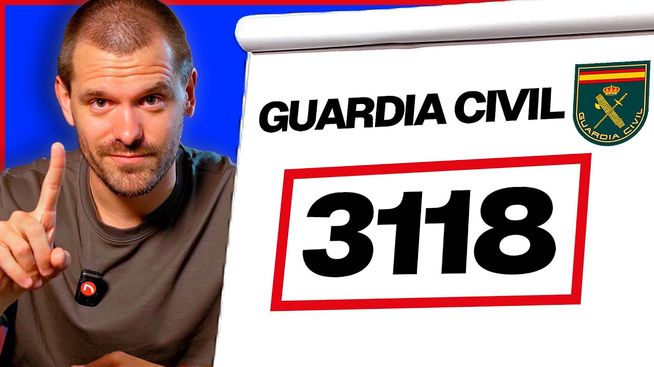 Oposiciones Guardia Civil 2025: 3118 plazas