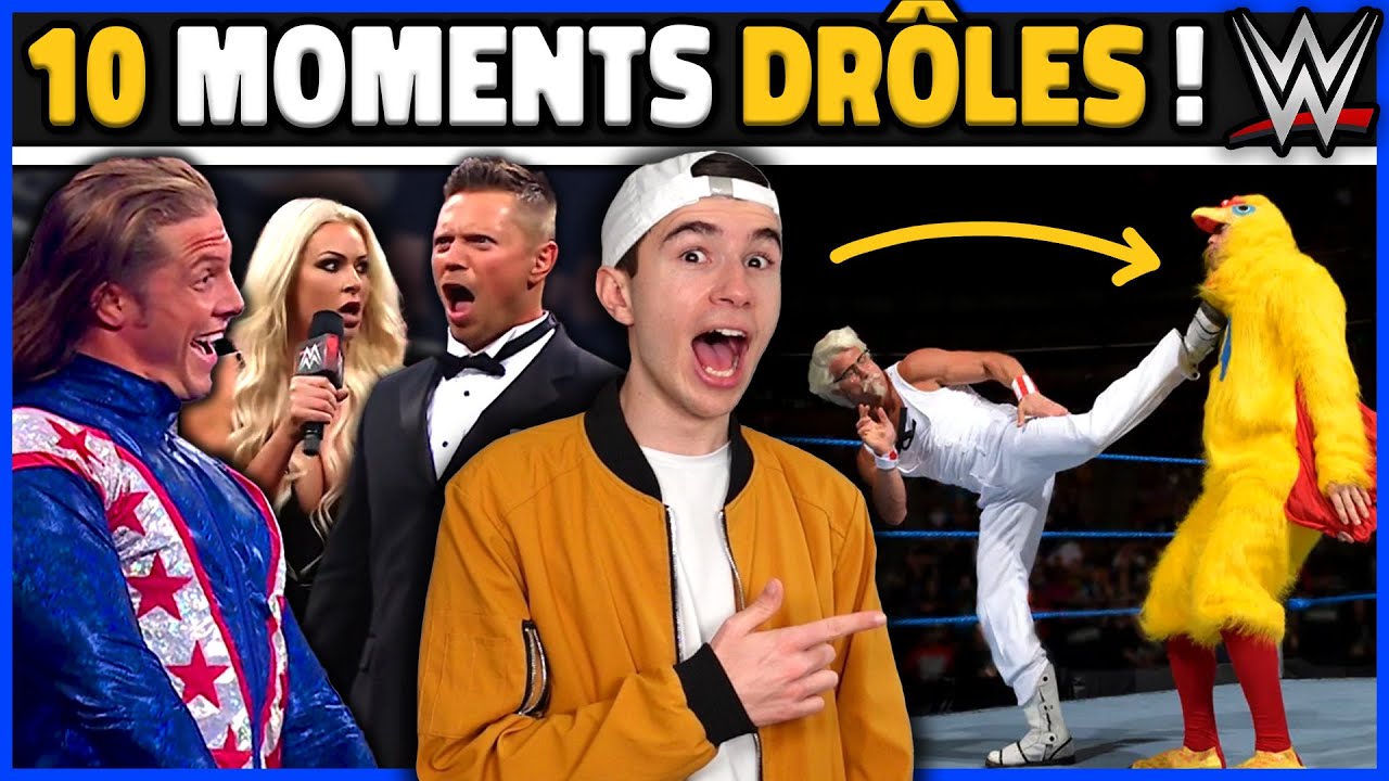 10 moments DRÔLES à la WWE !