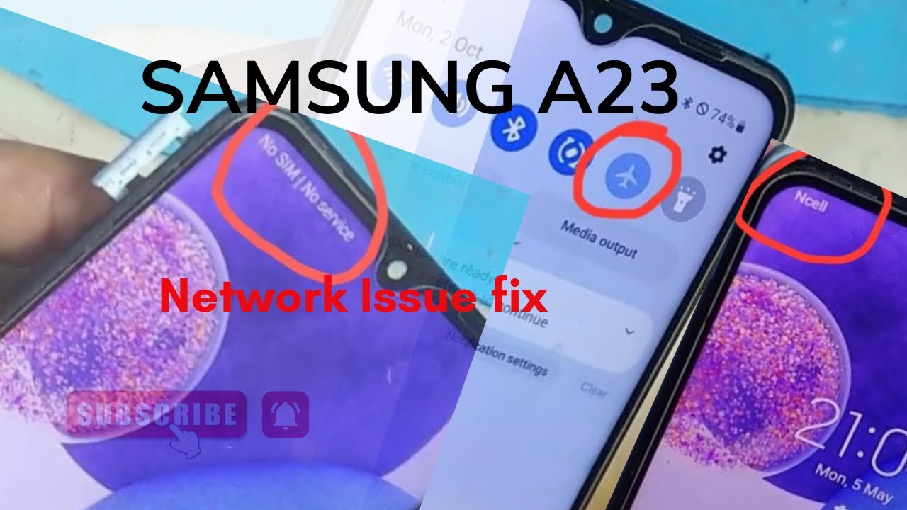 Samsung A23 No Service fix