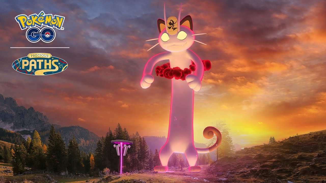 GameFlixOP is live: Gigantamax Meowth max Raid Day #pokemon #pokemongo #youtubelive