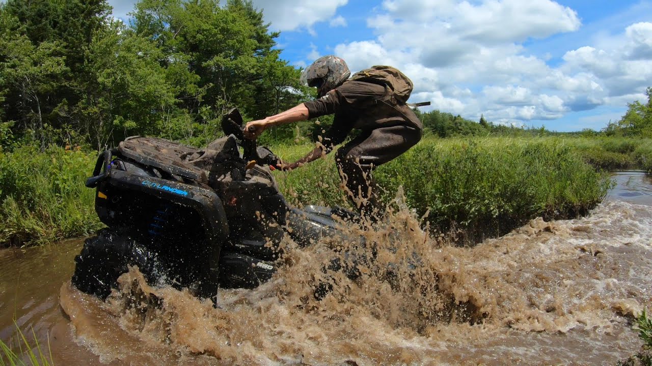 Extreme ATV Rider Empire Exhaust Brute Force 750 Can am Outlander 650, 850 xt Yamaha Kodiak 700