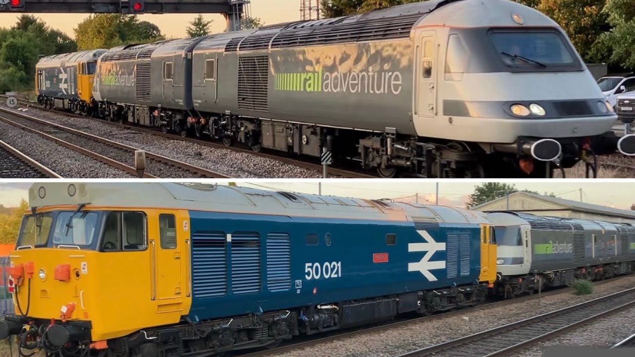 50021 RODNEY | Hauled by 2 Class 43s | Triple Header ECS | Arriving at Princes Risborough - 24/06/25