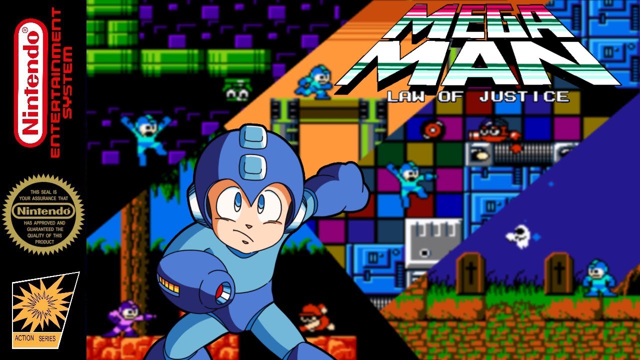 Megaman 1 – Law of Justice [NES] Romhack