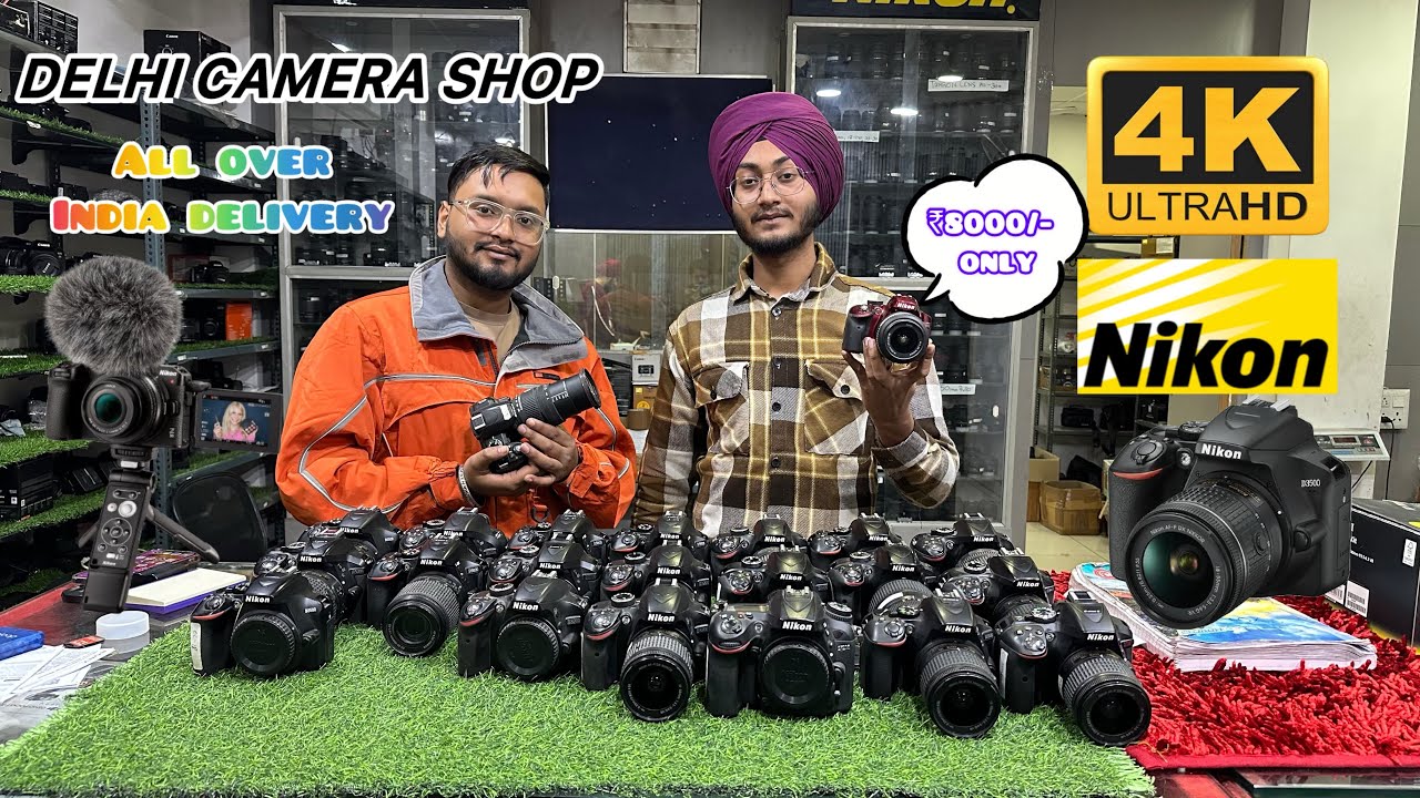 Cheapest camera store in delhi || starting only ₹8000 😱 || nikon dslr camera || sell your gadget
