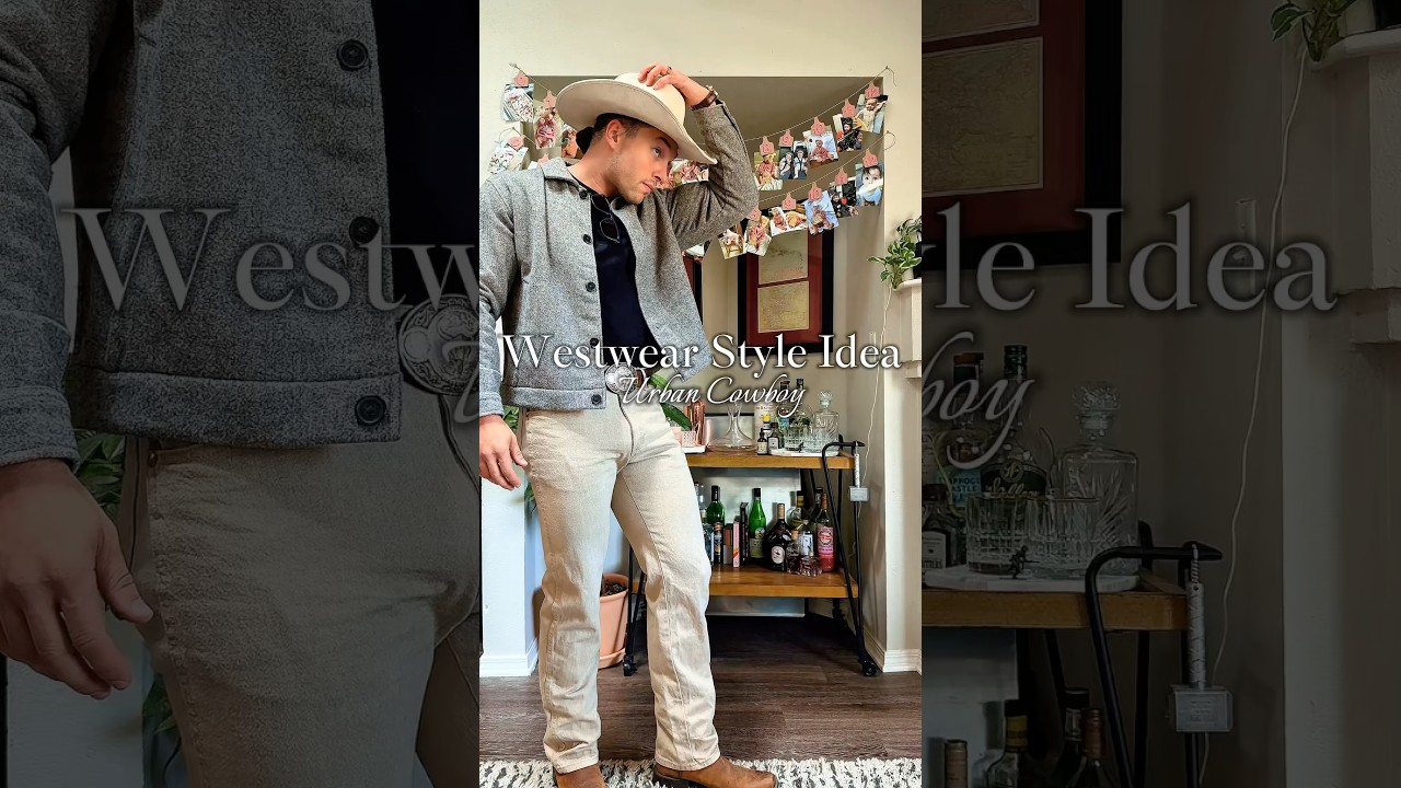 Urban Cowboy Style | Modern & Timeless Men&rsquo;s Westwear Look.      feat. Fresh Wranglers