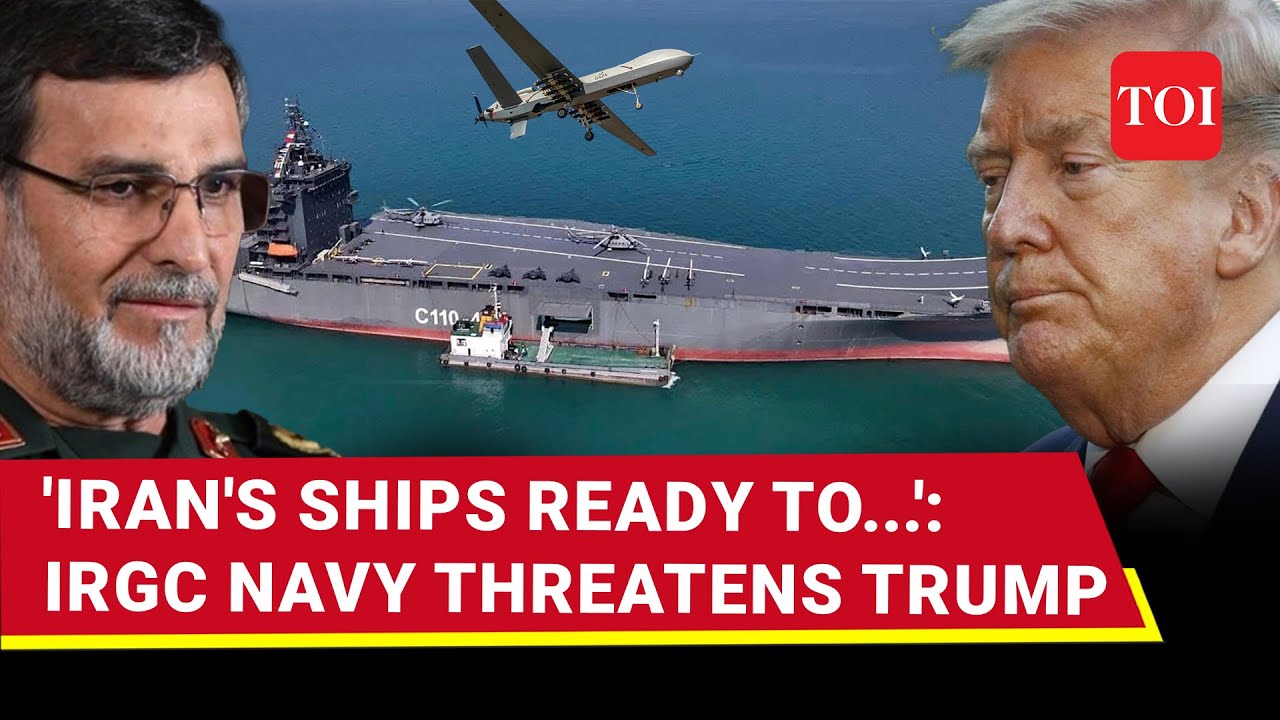 'Iranian Warships Can Push U.S. Out': IRGC Navy Chief Flaunts Military Might, Dares Trump