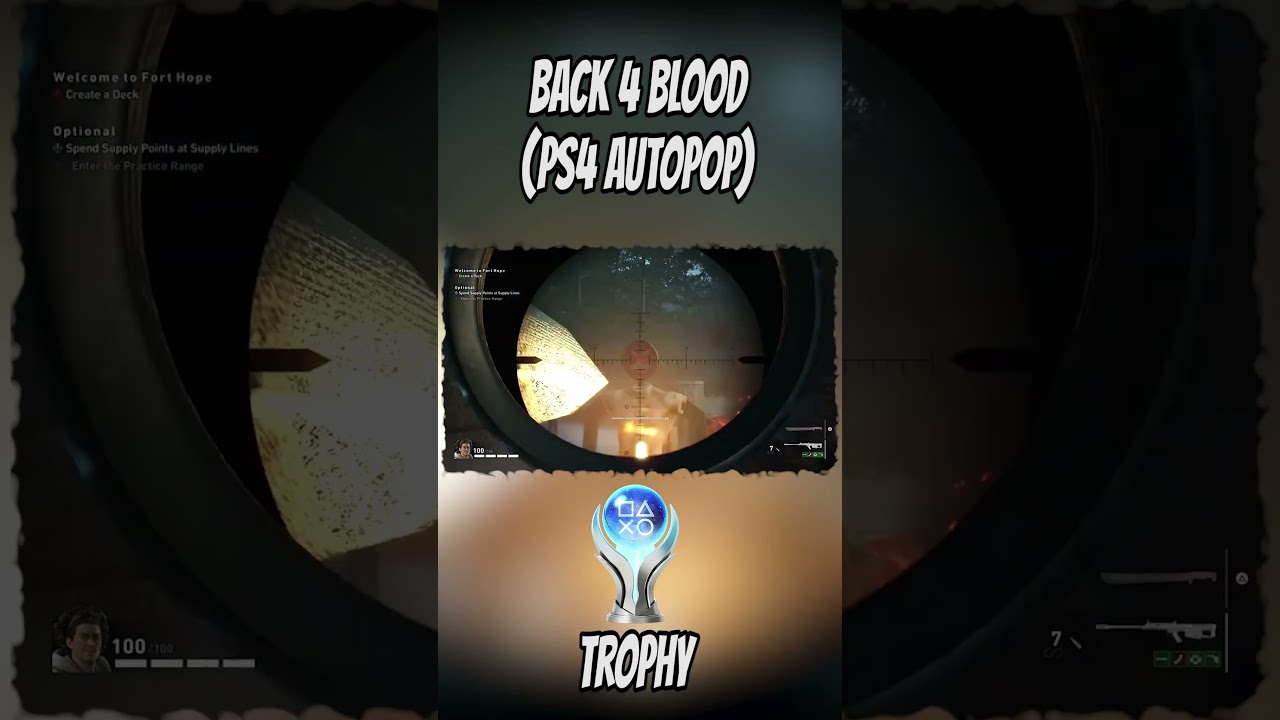Back 4 Blood Platinum Trophy Unlocked! (PS4 Autopop)