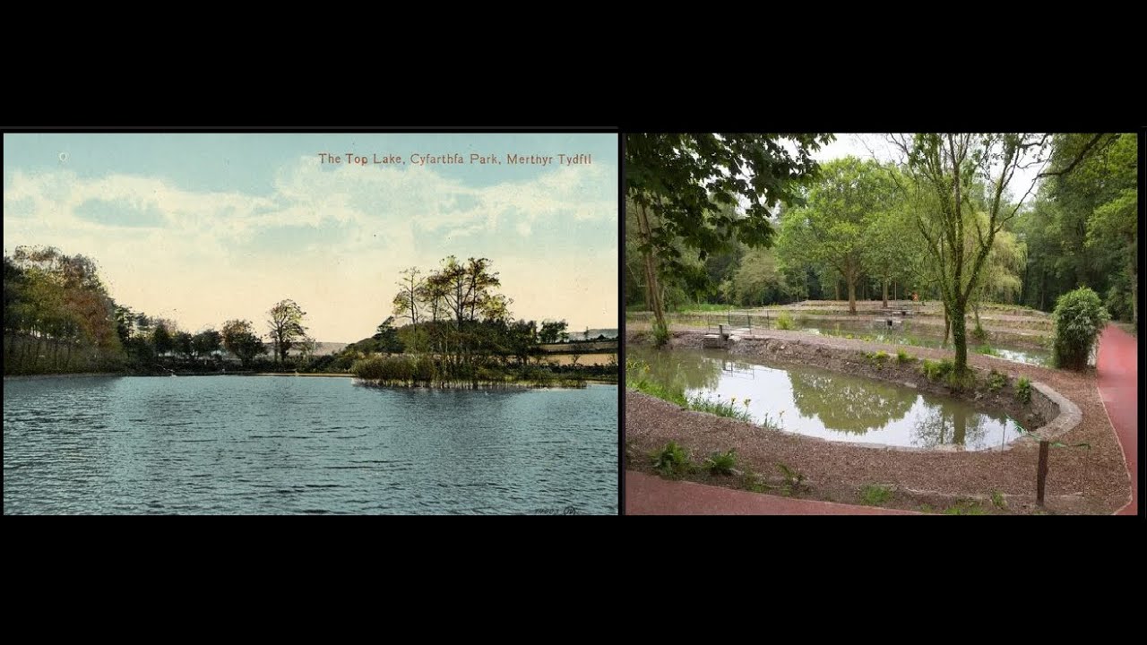MERTHYR TYDFIL - THE PAST (CYFARTHFA'S  FEEDER PONDS)