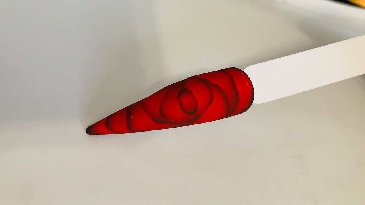 How To Draw The Roses | Nails Tutorial |