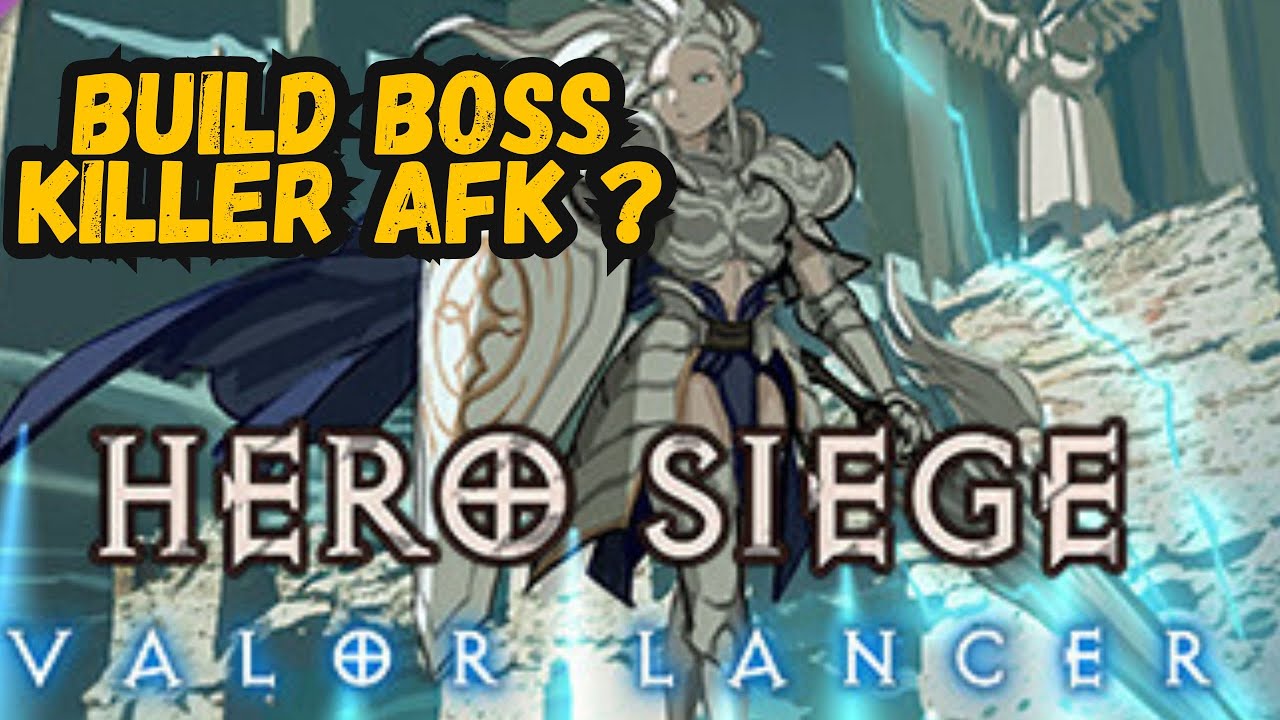 HERO SIEGE BUILD SHIELD  LANCER ARCANE  BOSS KILLER Season 8( VIABLE )