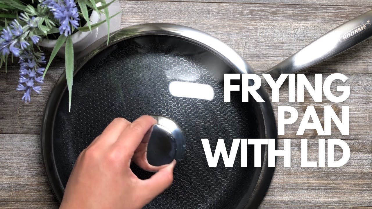 Quick And Even Heating With The Hodrme Stainless Steel Frying Pan - Perfect For Your Next Meal!