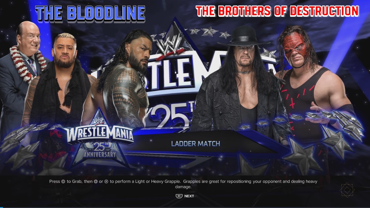 Bloodline vs Brothers of Destruction LADDER MATCH Was INSANE! 😭🔥 | WWE 2K24 PS5